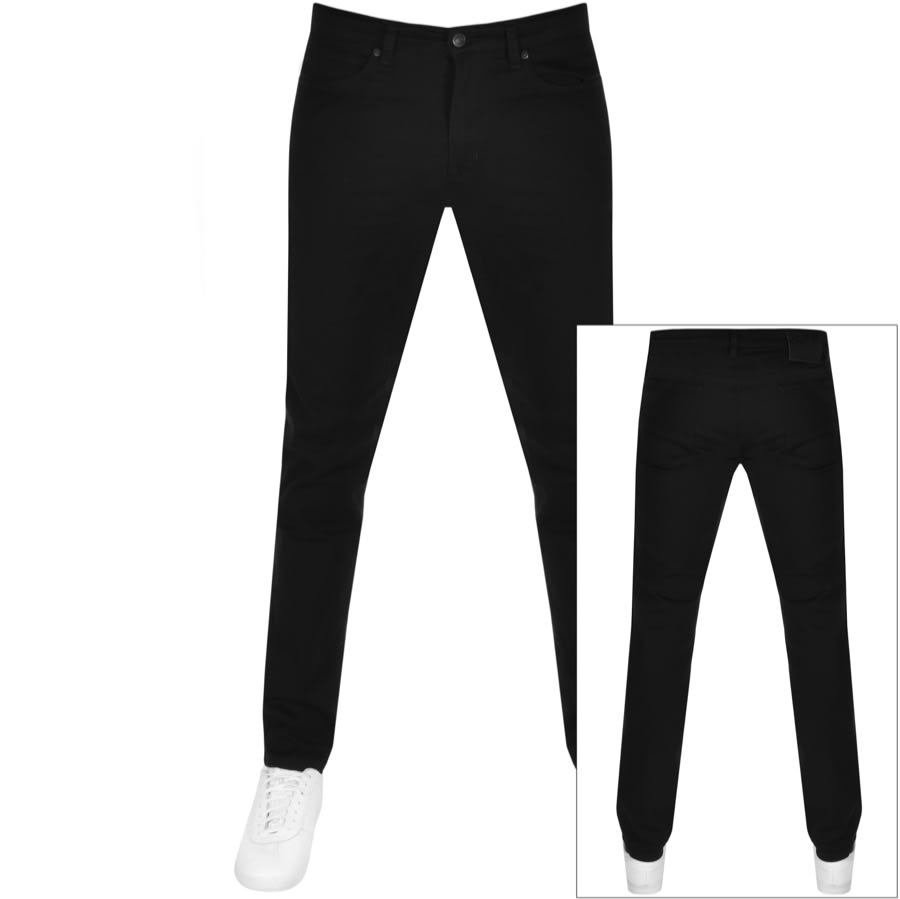 Alternative Image for ProductHUGO 708 Slim Fit Jeans Black1